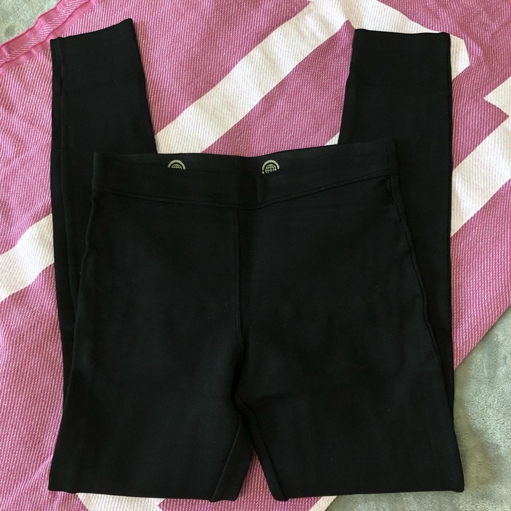 Max Studio black stretchy leggings / size S